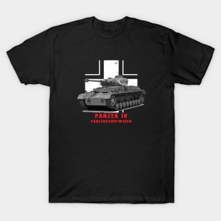 Panzerkampfwagen Panzer IV Military tank WW2 T-Shirt